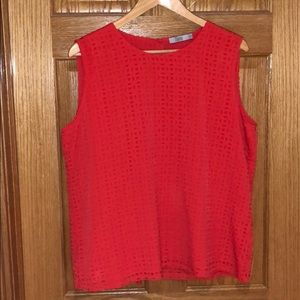 Laser cut tank top